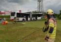 Schwerer Bus Unfall Koeln Porz Gremberghoven Neuenhofstr P067